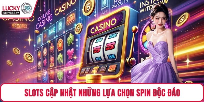 Slots cập nhật những lựa chọn spin độc đáo